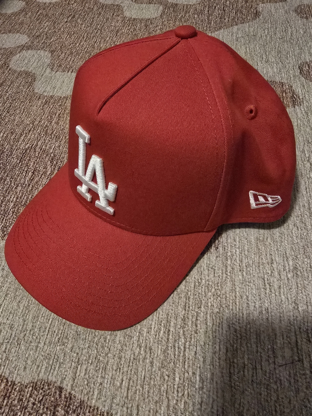 New Era 9forty Red LA Snapback Baseball Cap